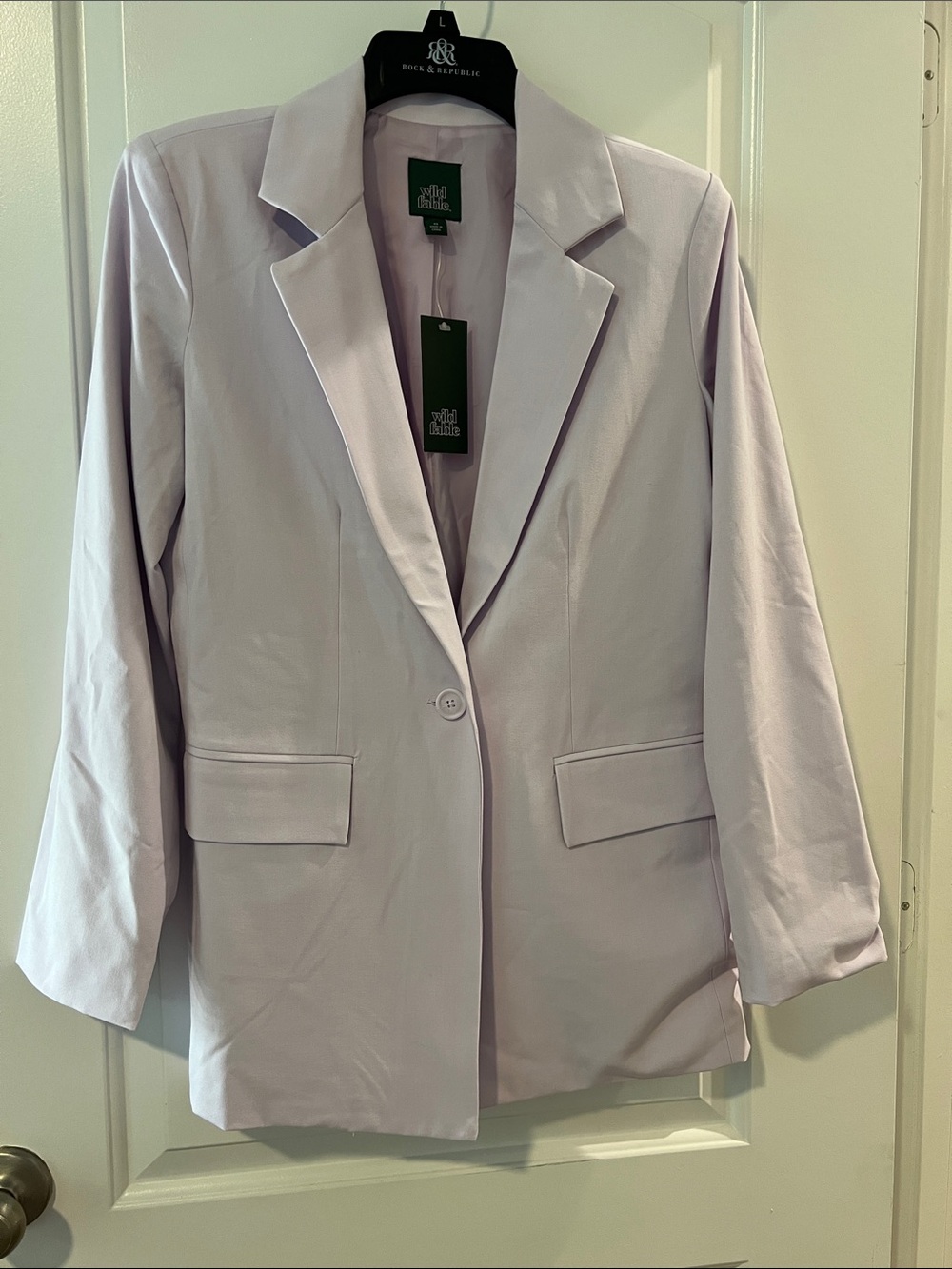 Wild Fable Light Lavender Single-Button Blazer